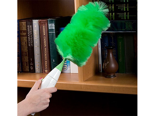 Praktická elektrická rotačná kefa na prach